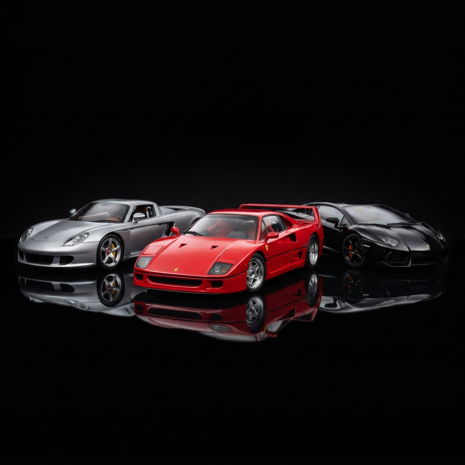 Нови die-cast модели коли — Porsche, Lamborghini, Ferrari в мащаб 1:18