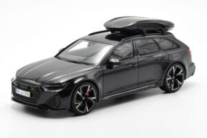 Audi RS6 C8 Avant Mythos Черен с Карбонов Покрив Азиатско Издание GT Spirit 1:18