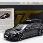 Audi RS6 C8 Avant Mythos Черен с Карбонов Покрив Азиатско Издание GT Spirit 1:18