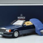 Mercedes 300 CE-24 A124 Кабриолет Nautical Blue Лимитирана Серия Norev 1:18