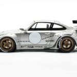 Porsche 911 993 RWB Silver Phantom Азиатско Издание GT Spirit 1:18