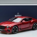 Bentley Bentley Continental GT Бонбон Червен Norev 1:18 1:18 Метал