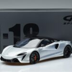 McLaren McLaren Artura Kupe Srebrist GT Spirit 1:18 1:18 Смола