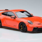 Porsche Porsche 911 992 GT3 Coupe Оранжев Norev 1:18 1:18 Метал