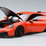 Porsche Porsche 911 992 GT3 Coupe Оранжев Norev 1:18 1:18 Метал