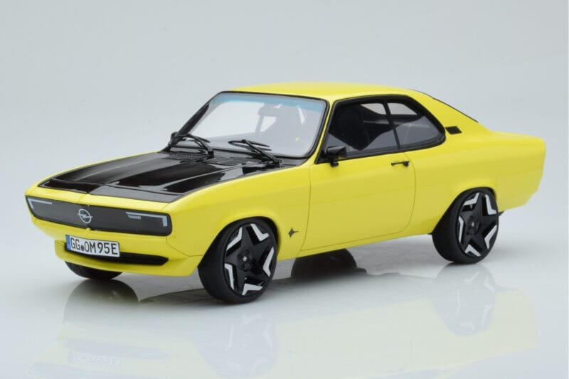 Opel Manta GSE Elektromod Жълт Otto 1:18