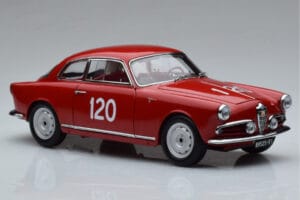 Alfa Romeo Giulietta SV #120 Mille Miglia 1956 Kyosho 1:18 08957A Метал — снимка 5 от 9