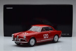 Alfa Romeo Giulietta SV #120 Mille Miglia 1956 Kyosho 1:18 08957A Метал — снимка 9 от 9