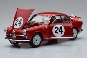 Alfa Romeo Giulietta SV #24 Targa Florio 1958 Kyosho 1:18 08957B Метал — снимка 2 от 9