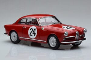 Alfa Romeo Giulietta SV #24 Targa Florio 1958 Kyosho 1:18 08957B Метал — снимка 5 от 9