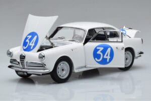 Alfa Romeo Giulietta SV #34 Targa Florio 1960 Kyosho 1:18 08957C Метал — снимка 2 от 9