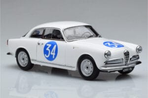 Alfa Romeo Giulietta SV #34 Targa Florio 1960 Kyosho 1:18 08957C Метал — снимка 5 от 9
