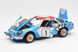 Alpine A110 1600S #1 Nicolas / Vial Winner Tour de Corse 1973 Kyosho 1:18 08485A Метал — снимка 2 от 8