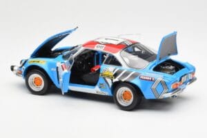 Alpine A110 1600S #1 Nicolas / Vial Winner Tour de Corse 1973 Kyosho 1:18 08485A Метал — снимка 5 от 8