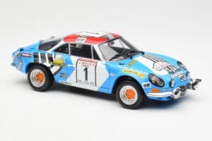 Alpine A110 1600S #1 Nicolas / Vial Winner Tour de Corse 1973 Kyosho 1:18 08485A Метал — снимка 6 от 8