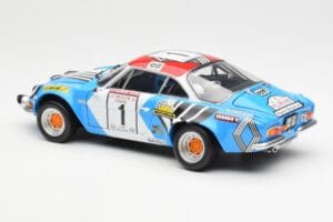 Alpine A110 1600S #1 Nicolas / Vial Winner Tour de Corse 1973 Kyosho 1:18 08485A Метал — снимка 7 от 8
