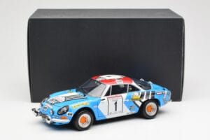 Alpine A110 1600S #1 Nicolas / Vial Winner Tour de Corse 1973 Kyosho 1:18 08485A Метал — снимка 8 от 8