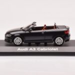 Audi A3 8P Кабриолет Черен Minichamps 1:43