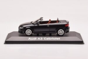Audi A3 8P Кабриолет Черен Minichamps 1:43