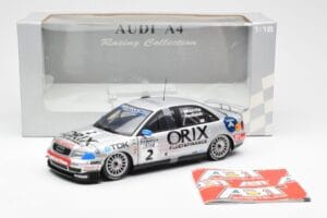 Audi A4 B5 Orix #2 P. Radisch 1998 UT Models 1:18 39872 Метал — снимка 6 от 6