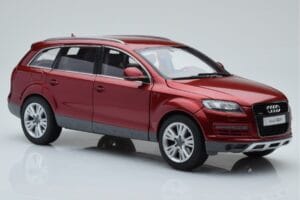 Audi Q7 4L Гранатово Червен Kyosho 1:18 09222R Метал — снимка 6 от 8