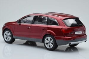 Audi Q7 4L Гранатово Червен Kyosho 1:18 09222R Метал — снимка 7 от 8