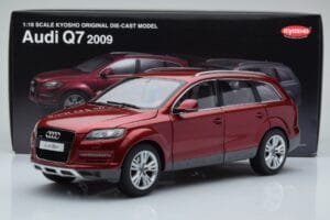 Audi Q7 4L Гранатово Червен Kyosho 1:18 09222R Метал — снимка 8 от 8