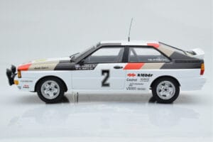 Audi Quattro Audi Sport #1 H. Mikkola / A. Hertz Winners International Swedish Rally 1981 Minichamps 1:18 155811102 Метал — снимка 3 от 6