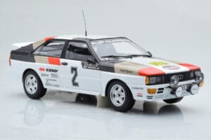 Audi Quattro Audi Sport #1 H. Mikkola / A. Hertz Winners International Swedish Rally 1981 Minichamps 1:18 155811102 Метал — снимка 4 от 6