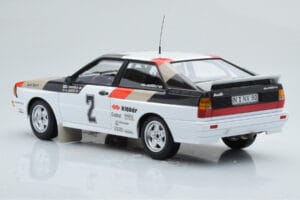 Audi Quattro Audi Sport #1 H. Mikkola / A. Hertz Winners International Swedish Rally 1981 Minichamps 1:18 155811102 Метал — снимка 5 от 6