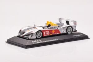 Audi R10 TDI LMP1 #7 R. Capello / T. Kristensen / A. McNish 24 Hours of Le Mans 2006 Minichamps 1:43 400061607 Метал — снимка 2 от 4