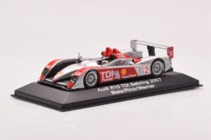 Audi R10 TDI LMP1 #2 F. Biela / E. Pirro / M. Werner 12 Hours of Sebring 2007 Minichamps 1:43 5020700233 Метал — снимка 2 от 4