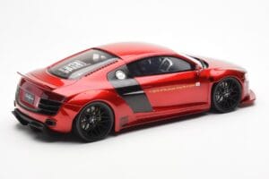 Audi R8 4S Liberty Walk Candy Червен GT Spirit 1:18 GT892 Смола — снимка 2 от 6