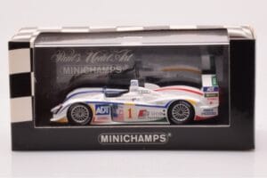 Audi R8 #1 J.J. Lehto / M. Werner GP of Atlanta Winners 2005 Minichamps 1:43 400051391 Метал — снимка 4 от 4