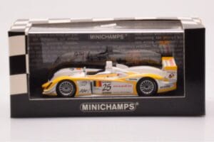 Audi R8 #25 S. Ara / T. Kristensen Winners 1000km Spa 2003 Minichamps 1:43 400031325 Метал — снимка 4 от 4