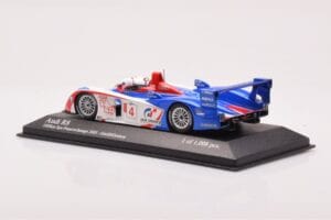 Audi R8 #4 M. Ortelli / J-M. Gounon 1000km Spa 2005 Minichamps 1:43 400051304 Метал — снимка 3 от 4