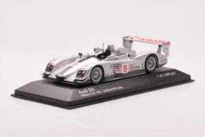 Audi R8 #9 M. Salo / Kane / McCarthy Sebring 12 Hours 2003 Minichamps 1:43 400031399 Метал — снимка 2 от 4