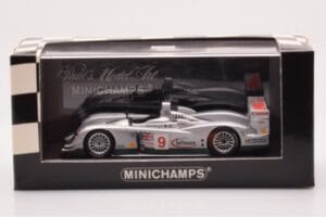 Audi R8 #9 M. Salo / Kane / McCarthy Sebring 12 Hours 2003 Minichamps 1:43 400031399 Метал — снимка 4 от 4