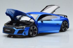 Audi R8 Performance Синьо Kengfai 1:18 VAKF-0355 Метал — снимка 2 от 10