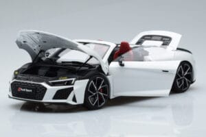 Audi R8 Spyder Performance Бял Kengfai 1:18 VAKF-0351 Метал — снимка 2 от 11