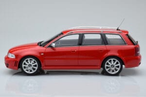 Audi RS4 B5 Avant Червен Otto 1:18 OT1026B Смола — снимка 3 от 6