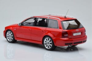 Audi RS4 B5 Avant Червен Otto 1:18 OT1026B Смола — снимка 5 от 6