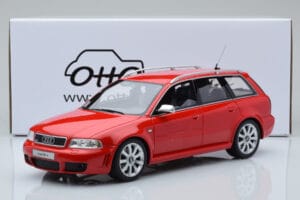 Audi RS4 B5 Avant Червен Otto 1:18 OT1026B Смола — снимка 6 от 6