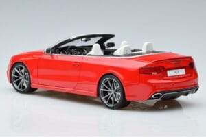 Audi RS5 B8 Кабриолет Червен GT Spirit 1:18 GT724 Смола — снимка 4 от 5