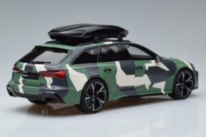 Audi RS6 C8 Avant Камуфлаж With Roof Top Asia Edition GT Spirit 1:18 CLDC014 Смола — снимка 2 от 6