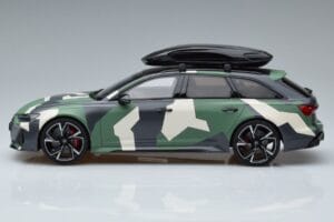 Audi RS6 C8 Avant Камуфлаж With Roof Top Asia Edition GT Spirit 1:18 CLDC014 Смола — снимка 3 от 6