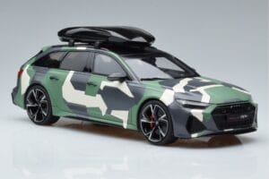 Audi RS6 C8 Avant Камуфлаж With Roof Top Asia Edition GT Spirit 1:18 CLDC014 Смола — снимка 4 от 6