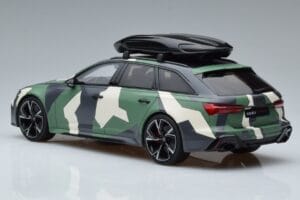 Audi RS6 C8 Avant Камуфлаж With Roof Top Asia Edition GT Spirit 1:18 CLDC014 Смола — снимка 5 от 6