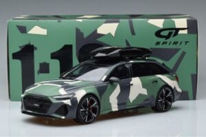 Audi RS6 C8 Avant Камуфлаж With Roof Top Asia Edition GT Spirit 1:18 CLDC014 Смола — снимка 6 от 6