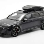 Audi RS6 C8 Avant Mythos Черен С Карбонов Покрив Asia Edition GT Spirit 1:18 CLDC007 Смола